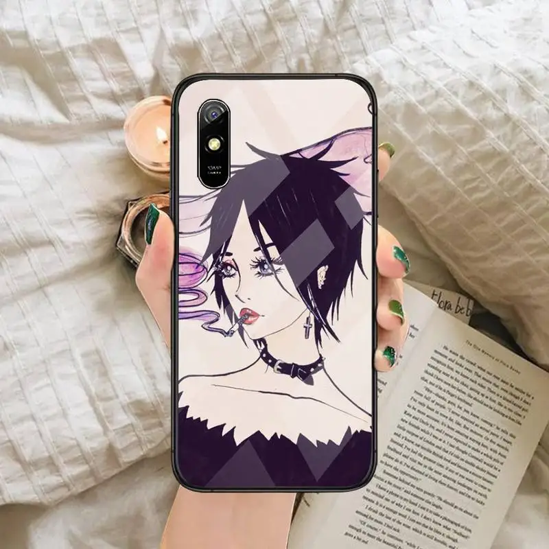 

NaNa osaki Phone Case Tempered glass For xiaomi Redmi 4X 5 6 6A 8 8SE MIX 2 2S Note 3 4 5 6 7 PLUS PRO