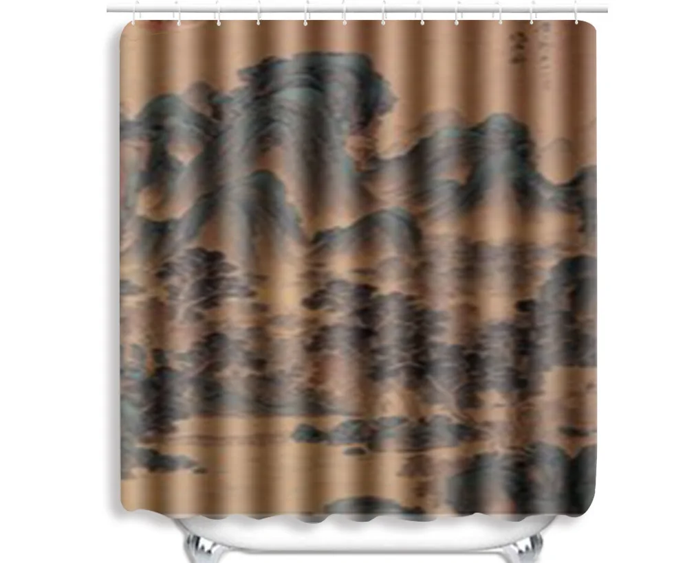 

Zeegle Toilet Decoratio Curtain Printed Bathroom Shower Curtain Bathroom Account Polyester Toilet Curtain Bath Accessories