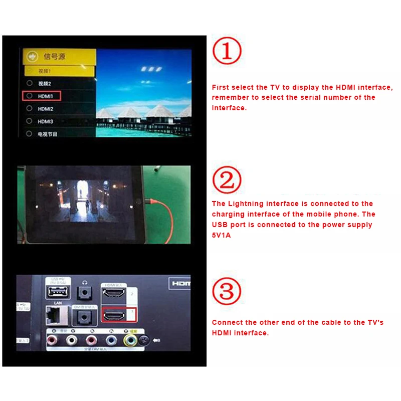 Ультра высокая скорость HDMI к телевизору кабель подходит для всех мобильных