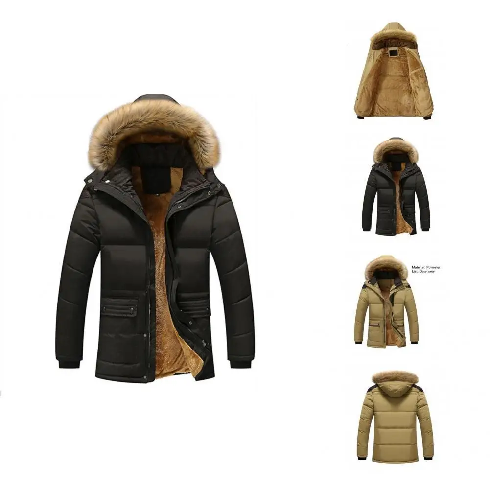 

Fashion Wind-proof Detachable Men Jacket Men Coat Casual Wear-resistant