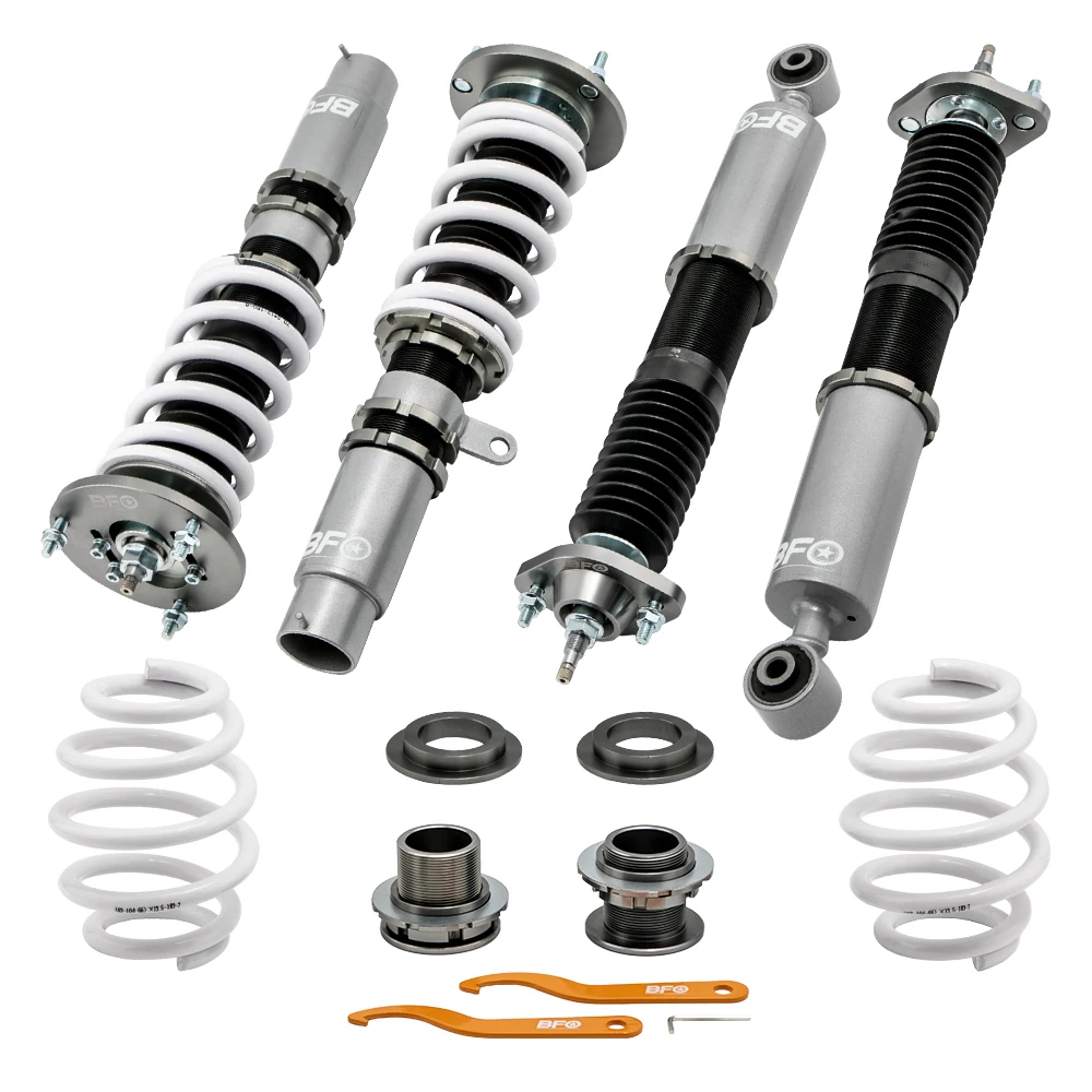 

For BMW 3 Serie E46 320I 323I 325I 328I 330I 98-05 Coilovers Shock Absorber Coil Strut 24 Ways Adjustable Damper