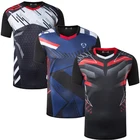 Jeansian 3 шт Мужская футболка спортивная сухая посадка с коротким рукавом для бега фитнеса тренировок женская футболка