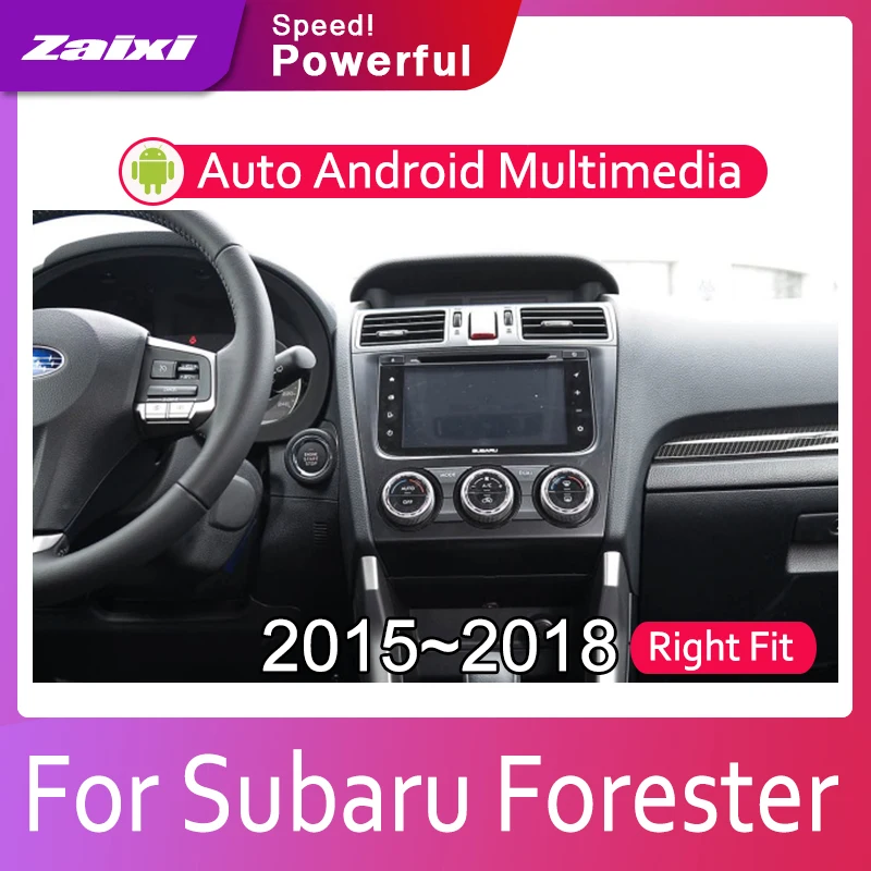 ZaiXi 2din Car multimedia Android Autoradio Radio GPS player For Subaru Forester XV 2015~2018 Bluetooth WiFi Mirror link | Автомобили и