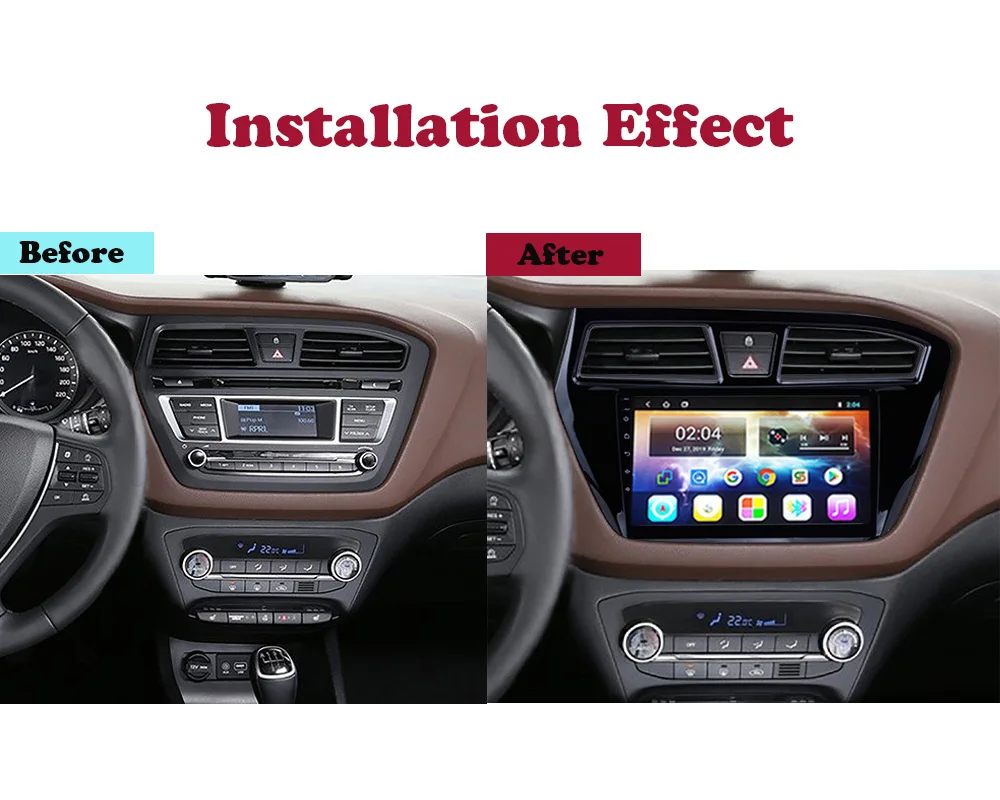 Android 9 0 четырехъядерный 2.5D Авторадио мультимедийный плеер для Hyundai I20 2016 2017 2018