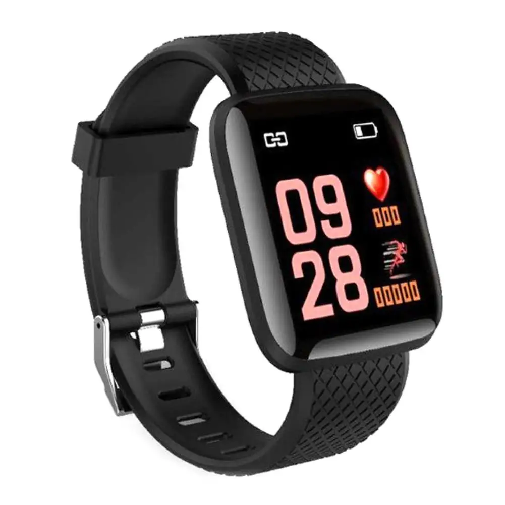 Смарт-браслет D13 116 Plus 1 3 дюйма Bluetooth тонометр пульсометр | Электроника