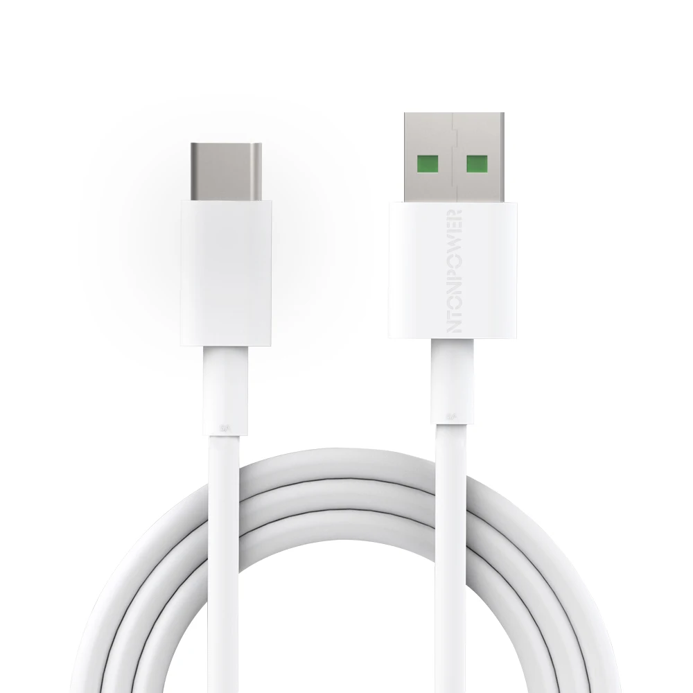 NTONPOWER usb type C кабель для xiaomi redmi k20 pro USB C кабель для мобильного телефона Быстрая зарядка type C кабель для устройств usb type-C - Цвет: Черный