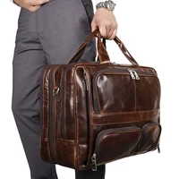 luxury designer mens genuine leather bags briefcase business laptop document organizer tote handbag messenger strap purse