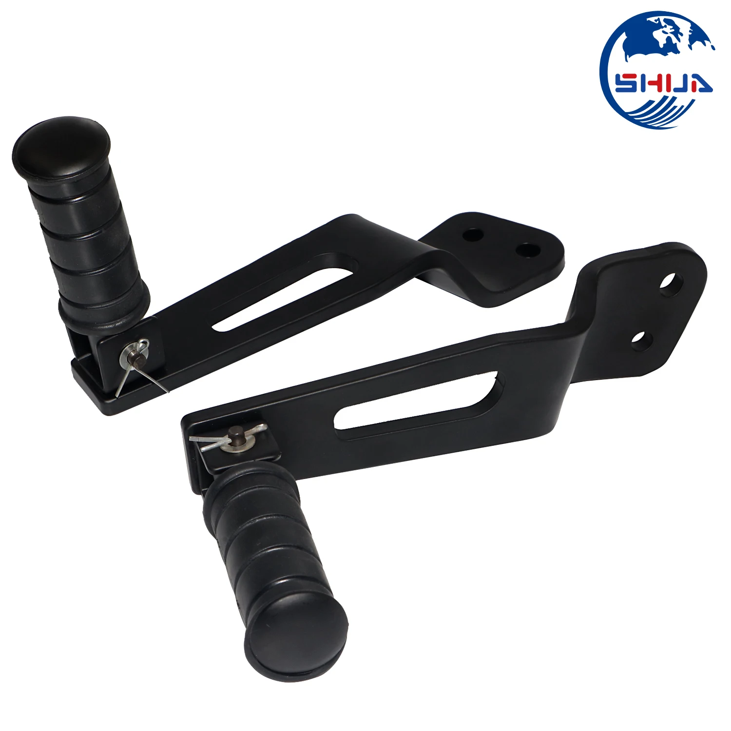 Черный Задний пассажирский держатель для ног кронштейн Yamaha болт XVS950R Spec 2014 2017 2015