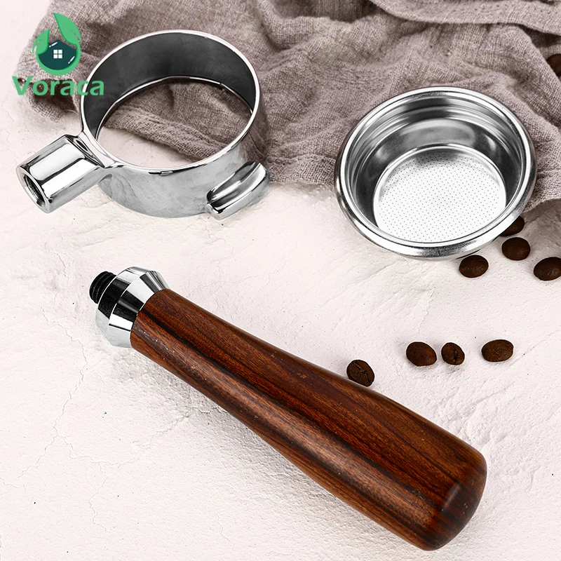 58 мм нержавеющая сталь эспрессо кофе машина бездонный фильтр Держатель