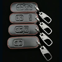 100 leather car key cover case for mazda 36 mx 5 miata 2009 2012 cx 7 cx 9 2010 2012 fob shell 234button accessories