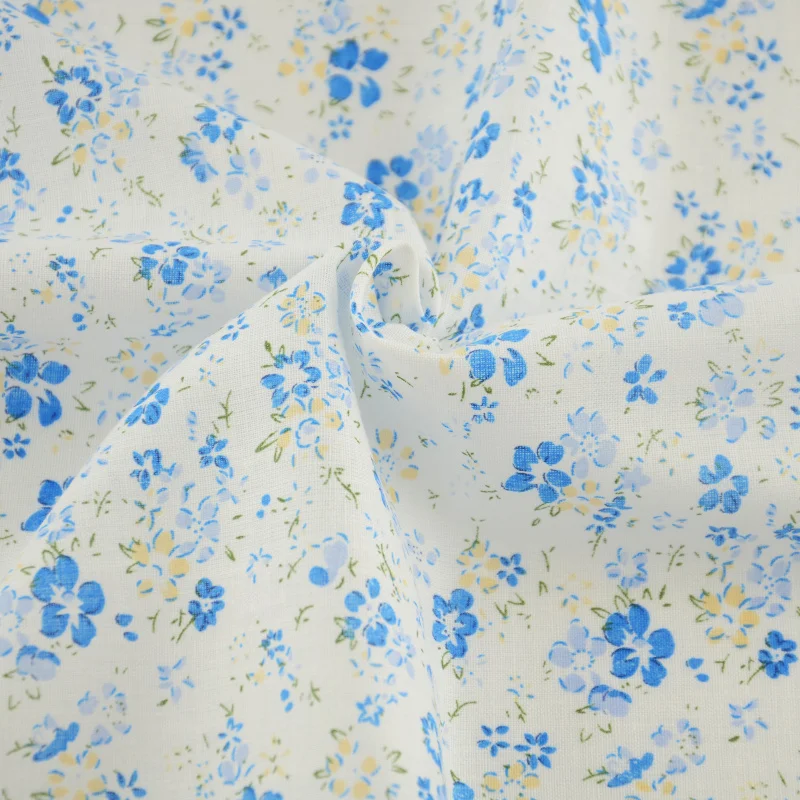 7 Pieces/lot 50CMx50CM &quotcute blue&quot Cotton Fabric Fat Quarters bundle Tilda cloth Patchwork Quilting scrapbooking|fabric hardener|fabric