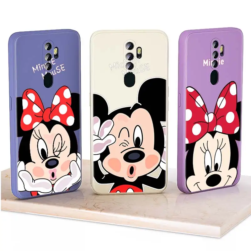 

Minnie Mickey Couple Disney For OPPO A74 A73 A55 A54 A52 A11 A94 A93 A92 A91 A11K A9 A16 A7 A1K 2020 Liquid Silicone Phone Case