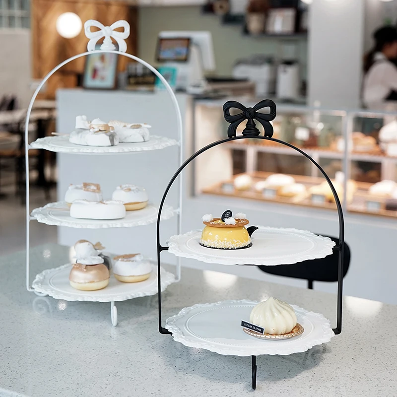 

Two/Three Tier Cake Cupcake Stands for Wedding Kids Children Home Birthday Party Decor Tableware for Candy Dessert Tray