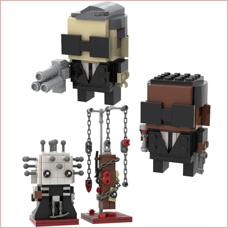

Конструктор Brickheadz, фигурки героев фильма хеллрирайзер, человек в черном, агент полиции, модель K and J, набор игрушек для детей