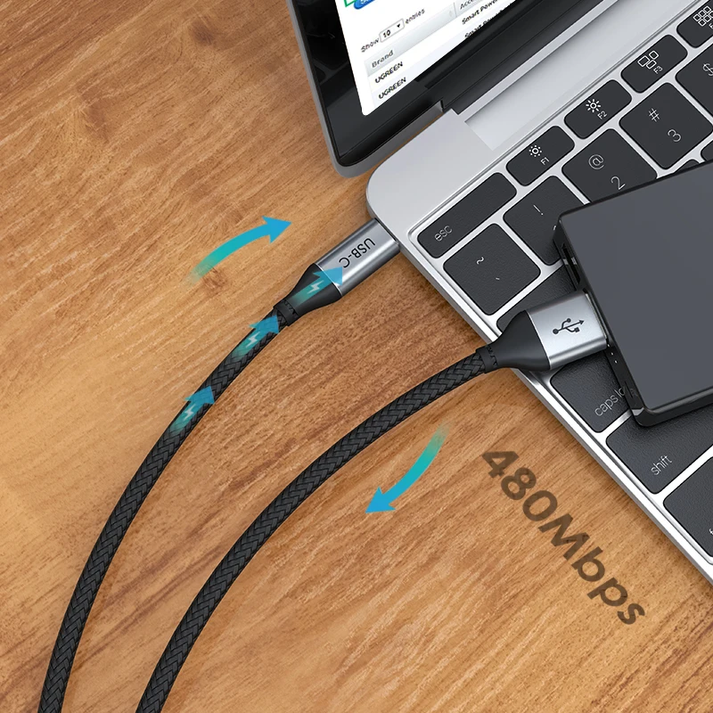 Кабель зарядный CABLETIME USB Type C с поддержкой быстрой зарядки 5 А|Кабели для мобильных