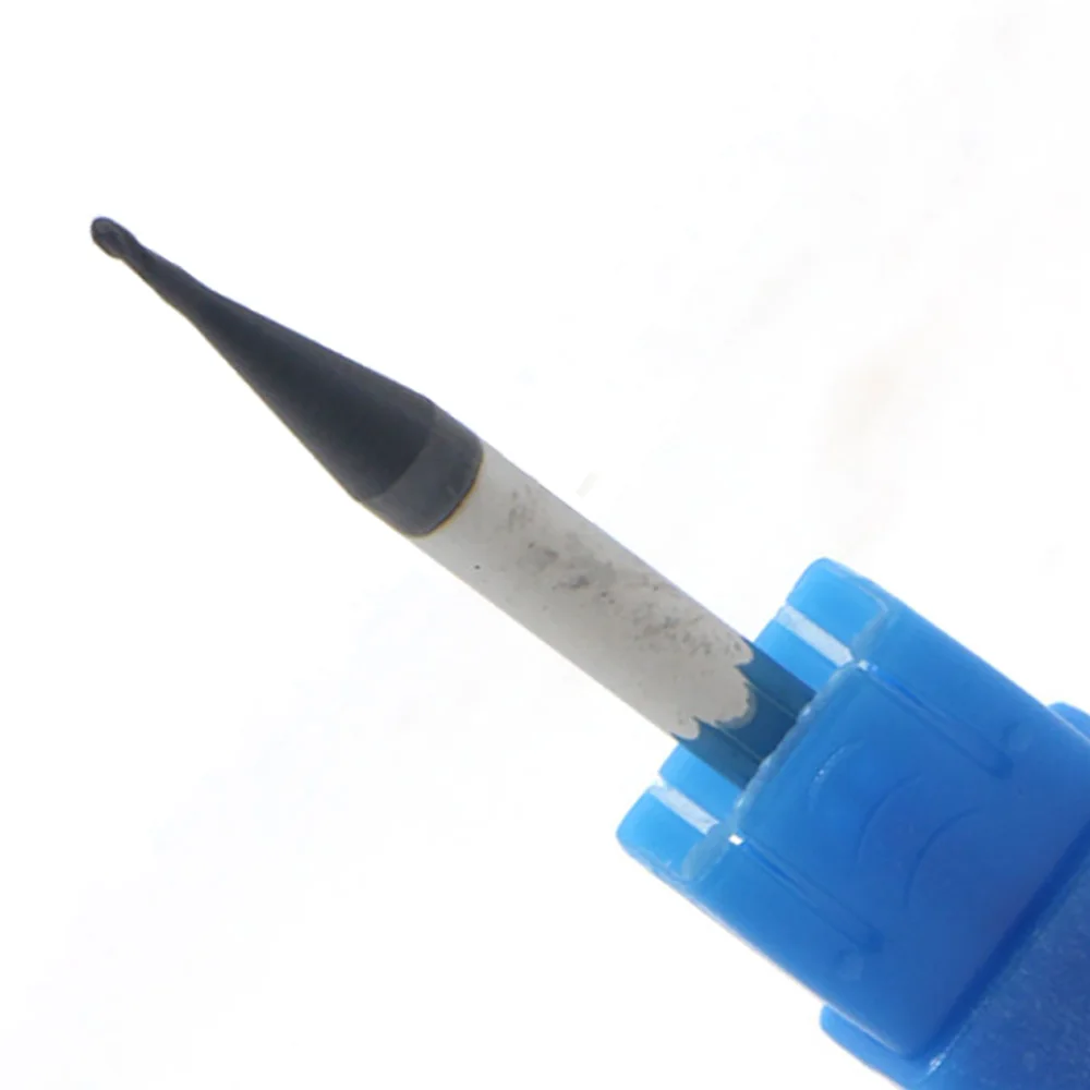 Радиус резки 0 5 мм с азотным покрытием 2 флейты шаровая носовая Концевая мельница