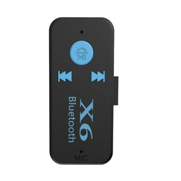 

X6 HandFree Adapter Bluetooth Receiver Auto Car Bluetooth Aux Kit Music 3.5mm o Stereo Bluetooth Car Kit Receiver