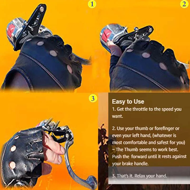

New Motorcycle Speed Controller Throttle Clamp Universal Lock Fixer Hand Grip Part Rubber Ring Throttle Clamp Universal