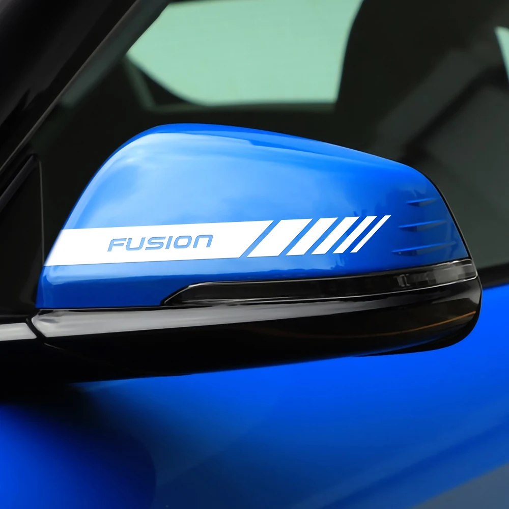 Отражающая наклейка на зеркало заднего вида для Ford Fiesta Mondeo Fusion Mustang Explorer Shelby Edge