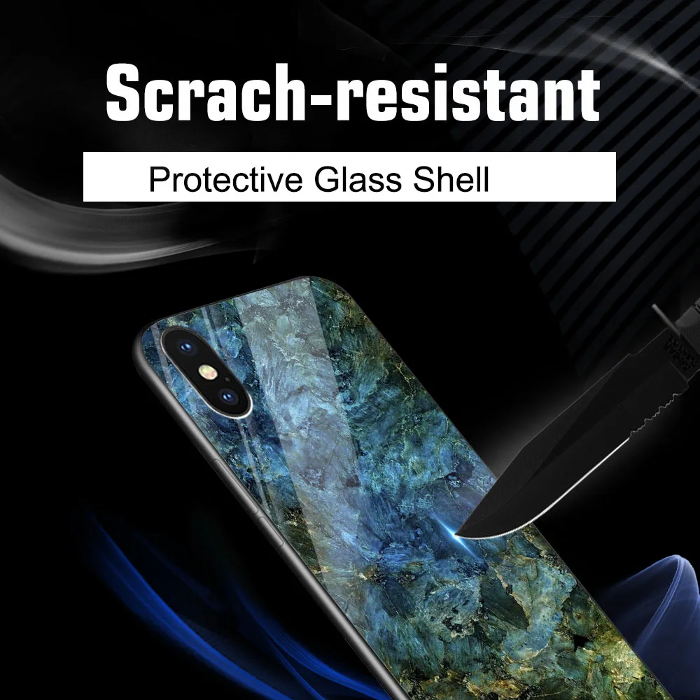 Marble Case For Huawei Y9A Case Luxury Tempered Glass Bumper Huawei Mate 20 Lite Mate 40 Pro P Smart 2021 30 10 Y7A Cover