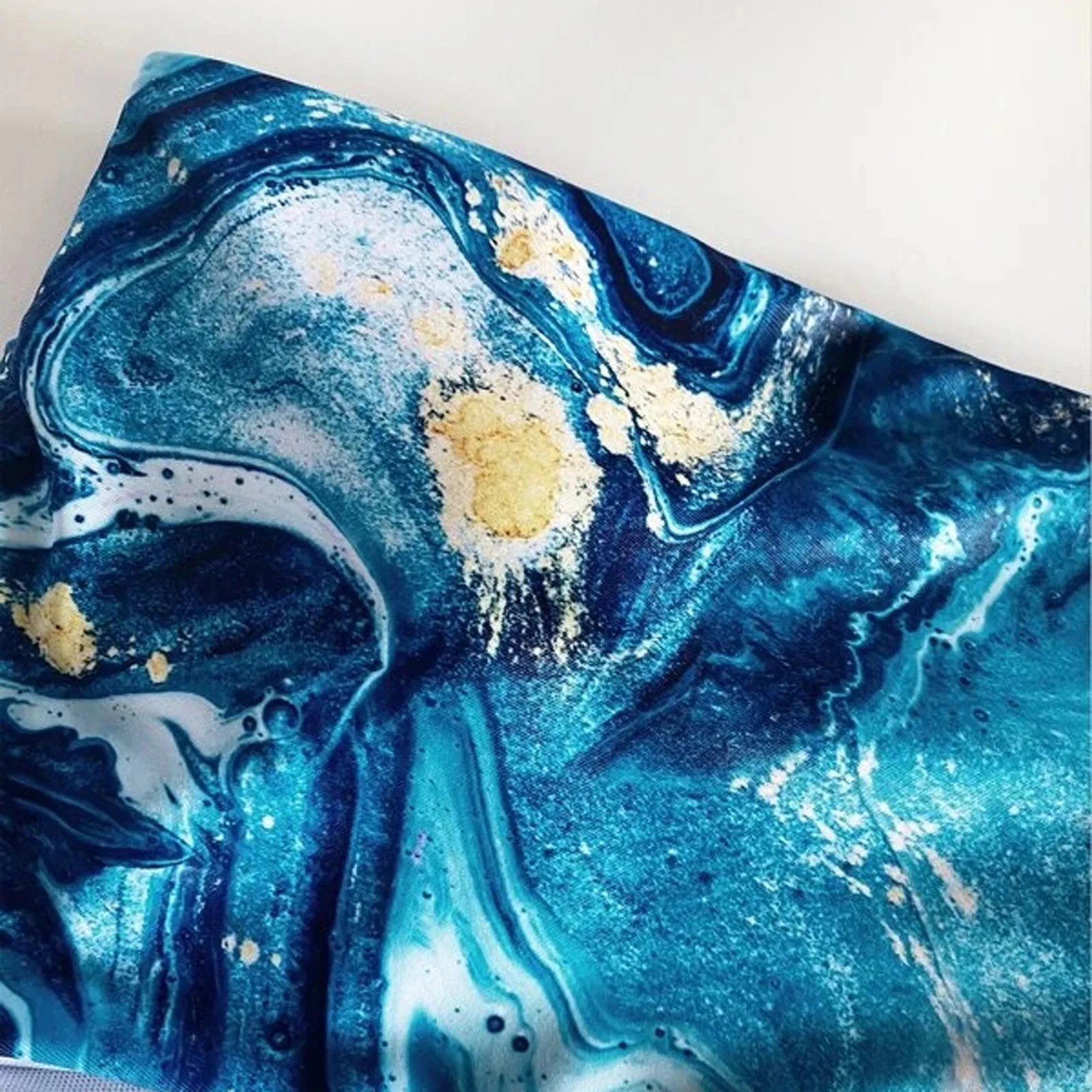 

2021 New Sexy Fashion Ladies Sexy Star Print One-shoulder One-piece Bikini Swimsuit Bandage Bathing Suits Swimwear Bather