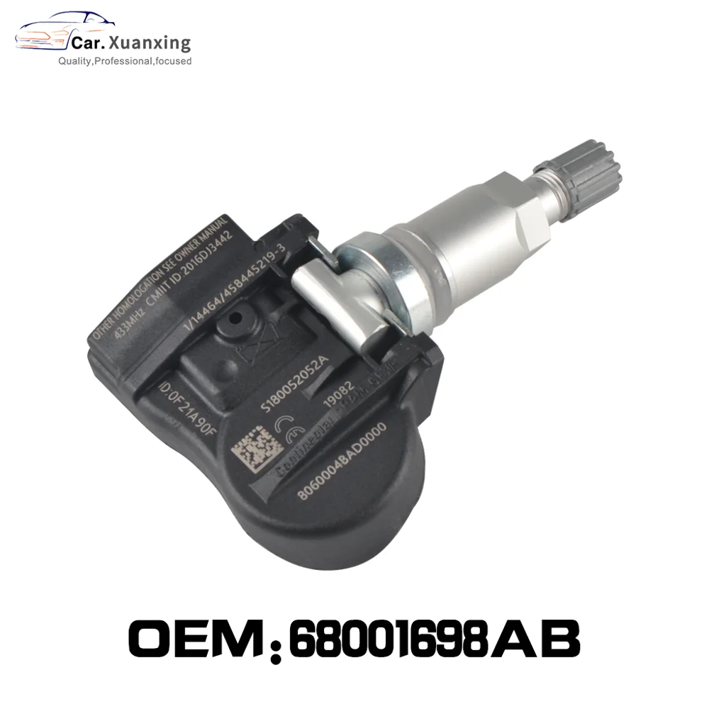 

68001698AB Tire Pressure Sensor Monitoring System TPMS 433MHz For Chrysler Dodge Jeep for VW