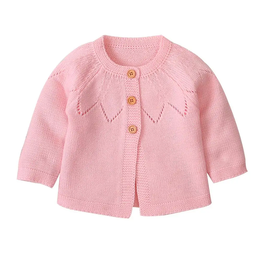 2019 для маленьких девочек пальто-кардиган детский свитер пуловер на весну-Осенние