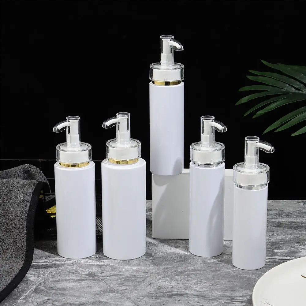 1Pcs Plastic Points Bottling Refillable Bottle Liquid Dispenser Container Pump Shampoo Bottles | Красота и здоровье