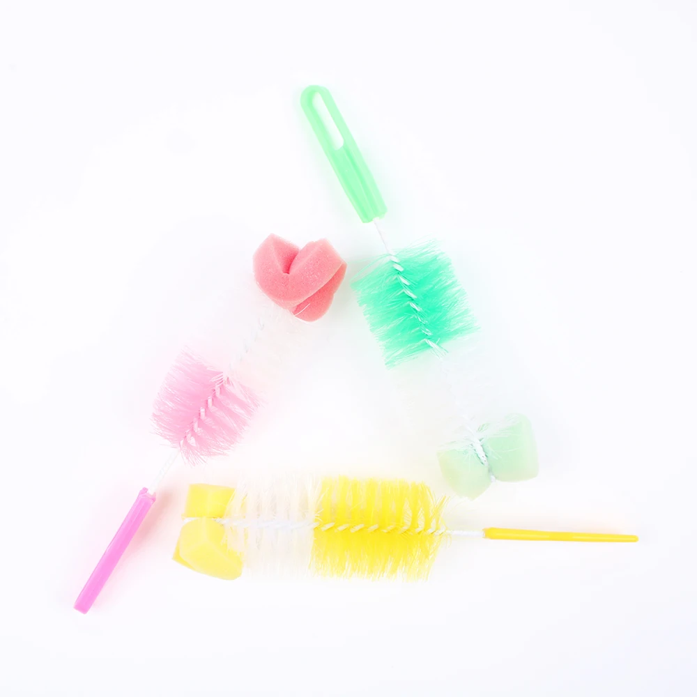 Вращающаяся щетка для чистки ребенка бутылочка кормления молоком сосков