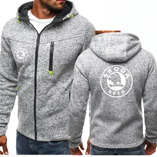 

2020 NEW autumn winter spring hoodie for man skoda auto sweatshirt men wear zipper coat fashion style jackets 302