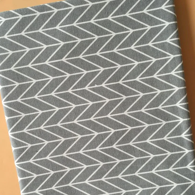 Из хлопка и льна с печатью на ткани для DIY Sewig полиэфир хлопчатобумажной изделия