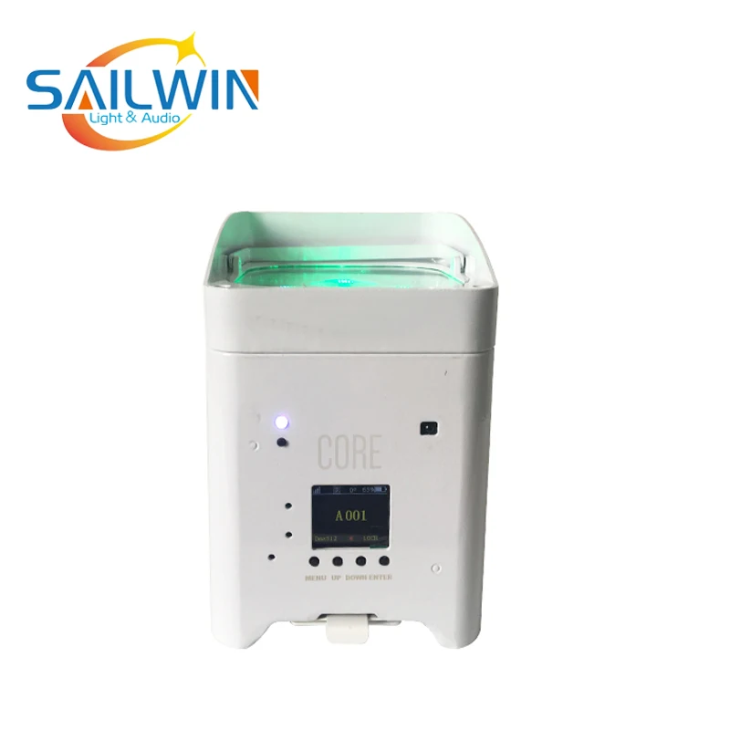 Sailwin 4x18 Вт RGBAW УФ перезаряжаемый аккумулятор WIFI мобильный умный светодиодный