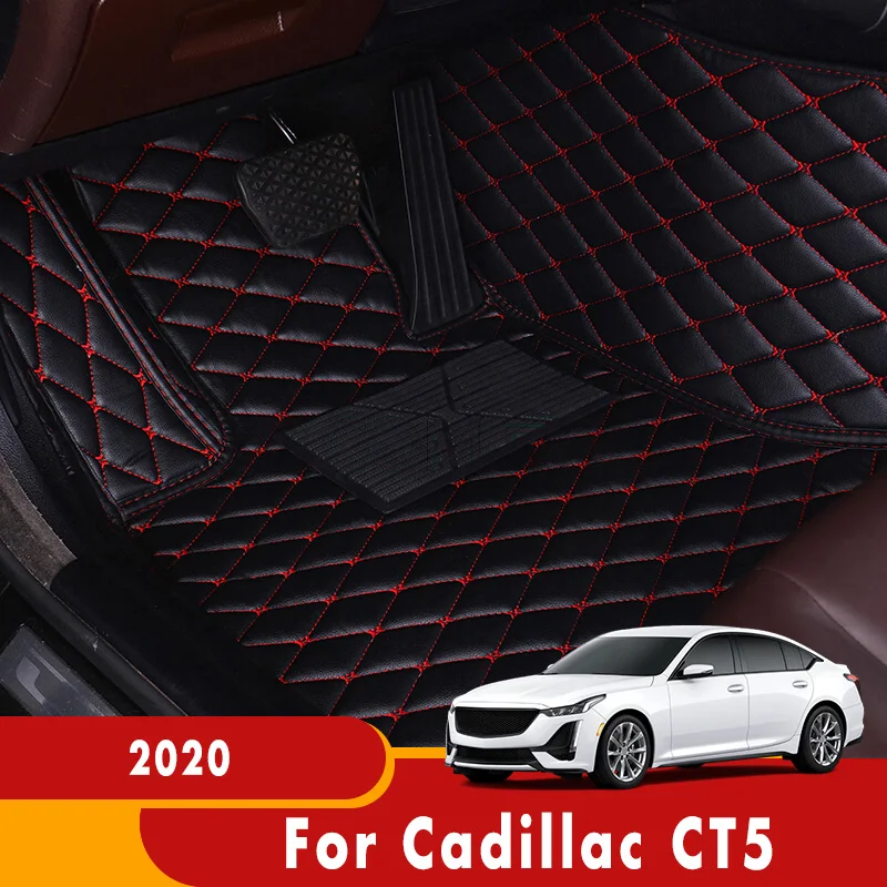 

For Cadillac CT5 2020 Car Floor Mats Carpets Auto Accessories Parts Custom Foot Pedals Automobiles Rugs Interior Pads Covers