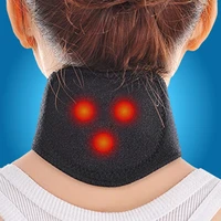 50 hot sale magnetic therapy neck brace support massager protection heating belt health care