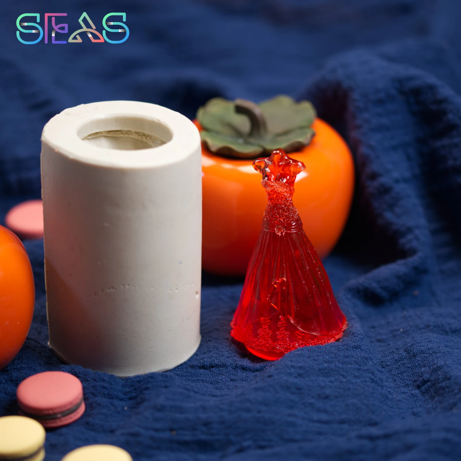 

Silicone Mold 3D Dress Resin Molds Decorate Cake Decorating Tools Colorful Soft Dessert Making Tool Kitchen Tools Accessories