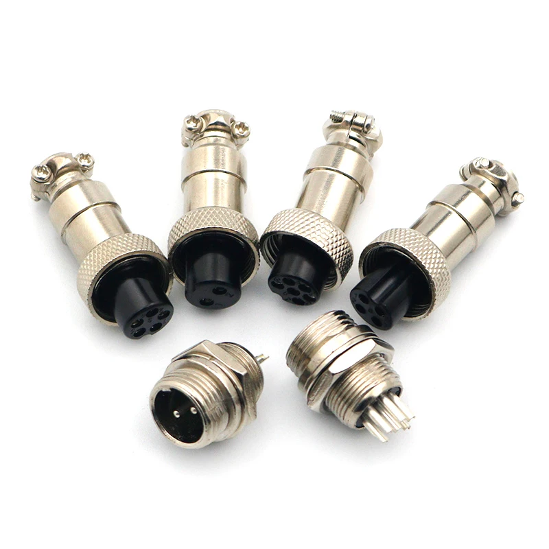 GX12-2/3/4/5/6/7/8 Aviation Plug Male And Female Pin Connector Circular Connectors Socket GX16 Diameter 12mm | Электроника