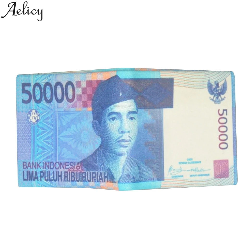 Aelicy Новая версия кошелька для мужчин с печатью валюты, имеющего пряжку для крепления, ретро-короткая модель с множеством элементов для карт.