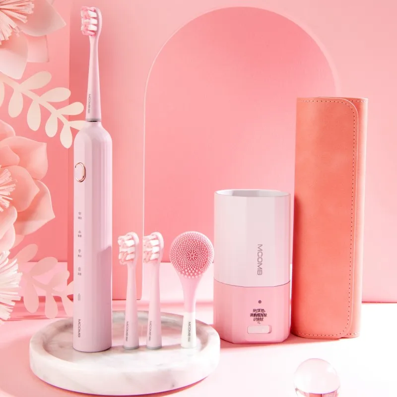

[bottom price]Electric toothbrush \ Magnetic levitation Sonic \ IPX7 waterproof \3 months long battery life/Plus\pink