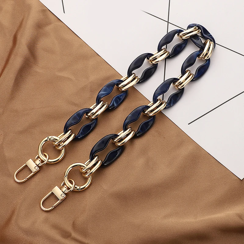 

Acrylic Bag Chain Bag Strap Removable Accessories For Bag Colourful Women's Resin Chain Purse Chain Luxury Strap Shoulder Handle