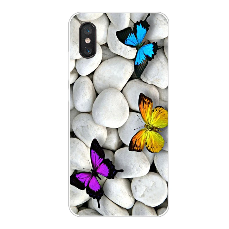 Для Xiaomi mi 8 Pro Чехол для телефона мягкий силиконовый принт задний Чехол бант для Xiaomi mi 8 Lite mi 8 SE mi 8 Pro mi 8 Lite чехол