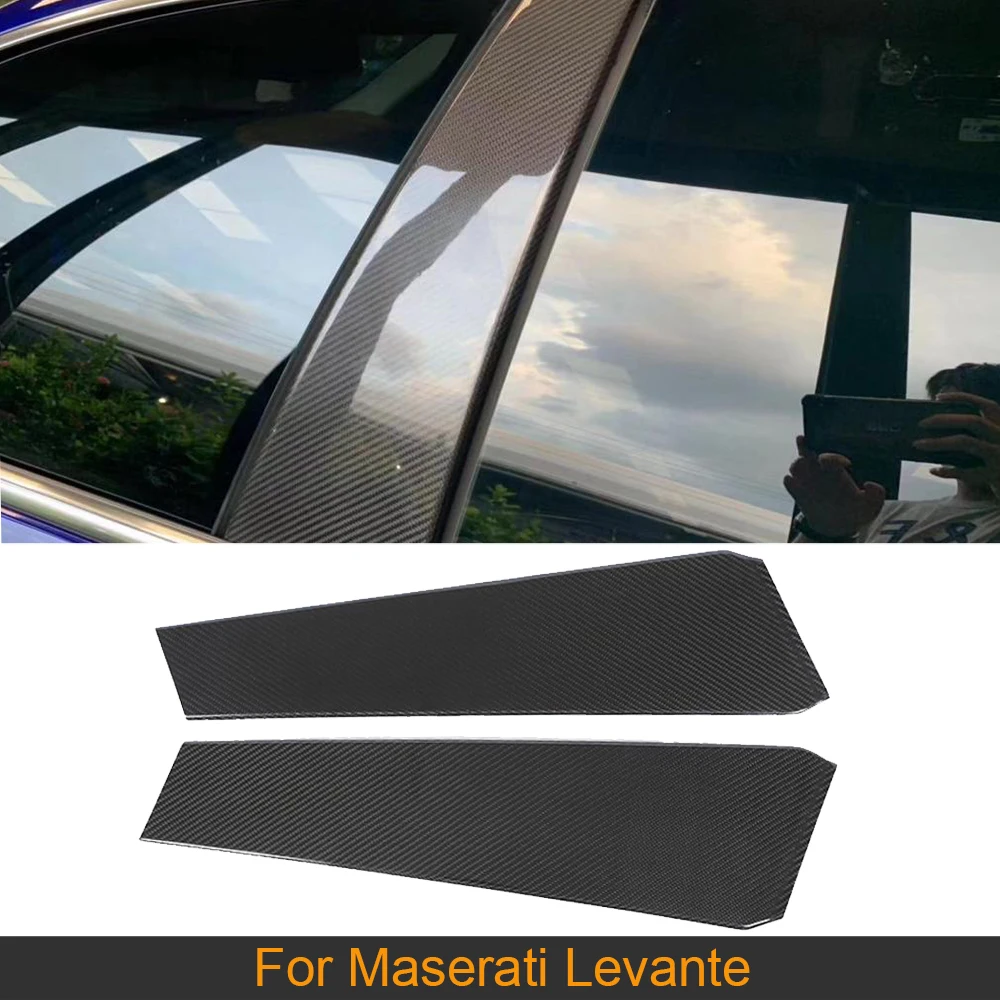 

Car Door Column Decoration For Maserati Levante 2016-2020 Car Side Door B C Pillar Decoration Trim Stick On Carbon Fiber