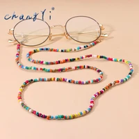 changyi bohemia 2021 trend colorful glasses hanging chain sunglasses women mask chain fashion jewelry nonslip metal chain