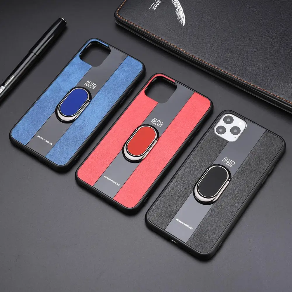Жесткий чехол с кольцом на палец для samsung Galaxy S8 S9 S10 Plus S10E Note 9 10 Pro Cover S9plus S10plus Note9 Note10