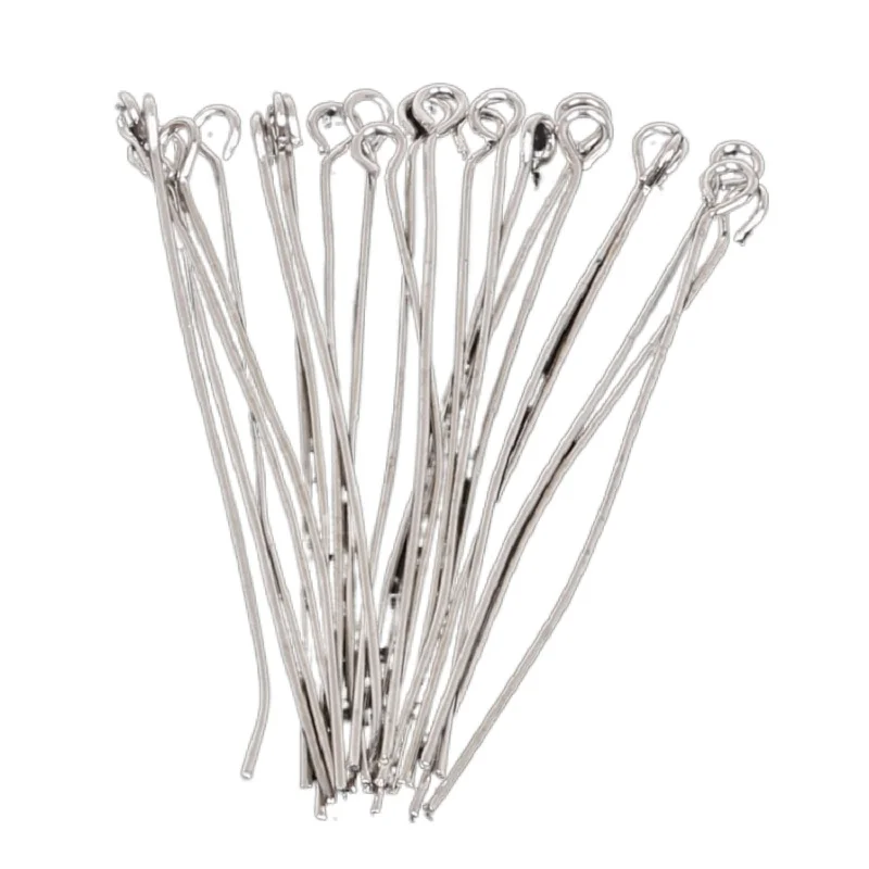 

Free Shipping Factory Price 220pcs/lot Length 45mm Metal Gold/Rhodium/Bronze Plated Head Pins Findings for DIY Jewelry Making