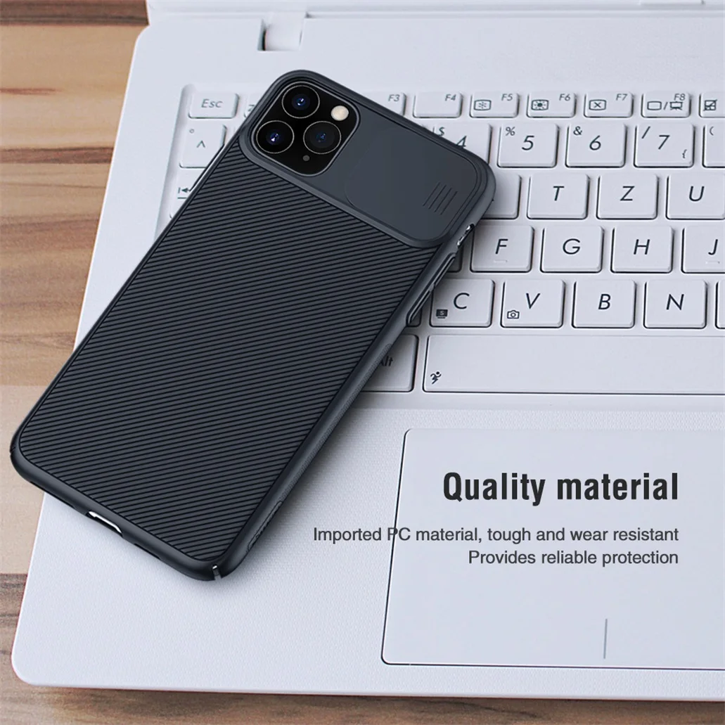 Для iPhone 11 11 Pro Max чехол NILLKIN CamShield чехол слайд-камера крышка защита конфиденциальности Классическая задняя крышка для iPhone11 Pro