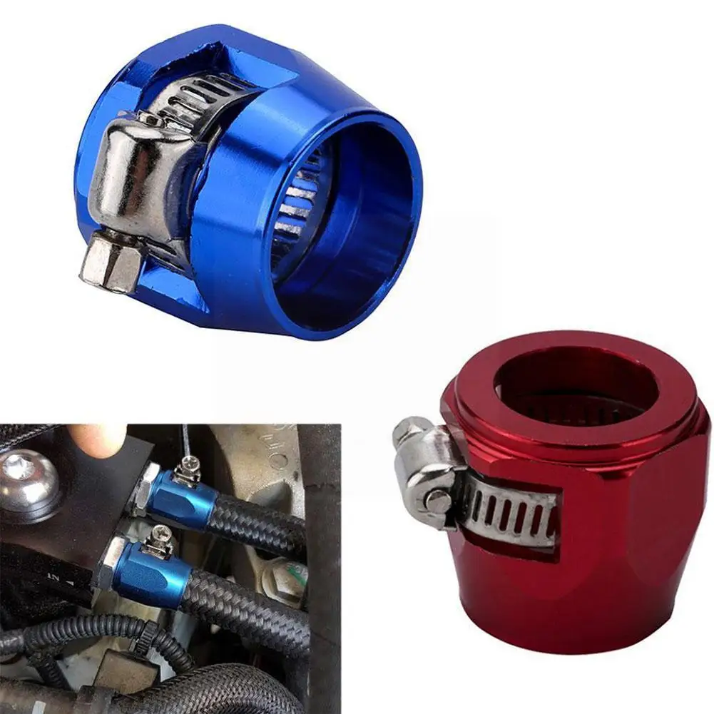 

Hose Clamp 6 AN4 AN6 AN8 AN10 AN12 End Fuel Pipe Clip Fittings Hose Oil Hex Clamps Water Finisher Finishers Tube M2B4