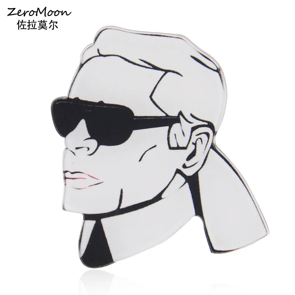 Cartoon Character Acrylic Brooch Unisex Garment Accessory Scarf Clip Fashion Jewelry | Украшения и аксессуары