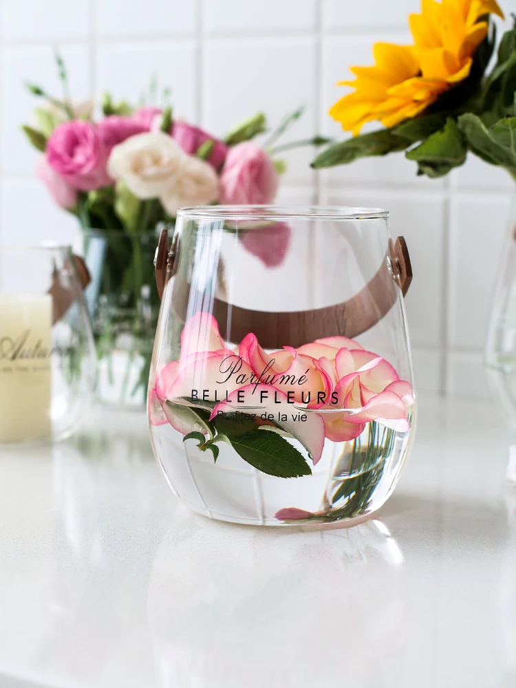 Рождественская ваза 2020 год нордическое стекло домашний декор украшение для