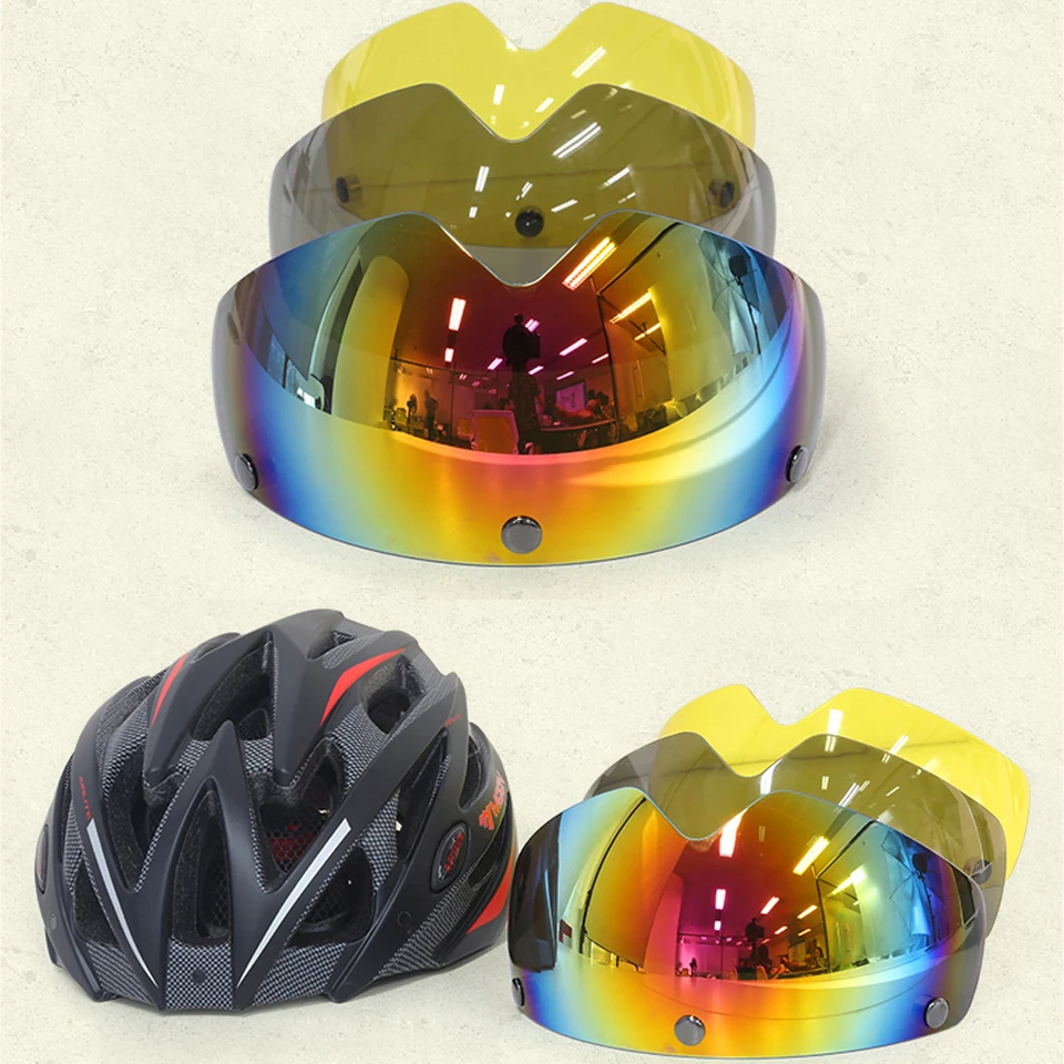 Магнитные защитные очки MOON шлем для горного и дорожного велосипеда с очками 55-64