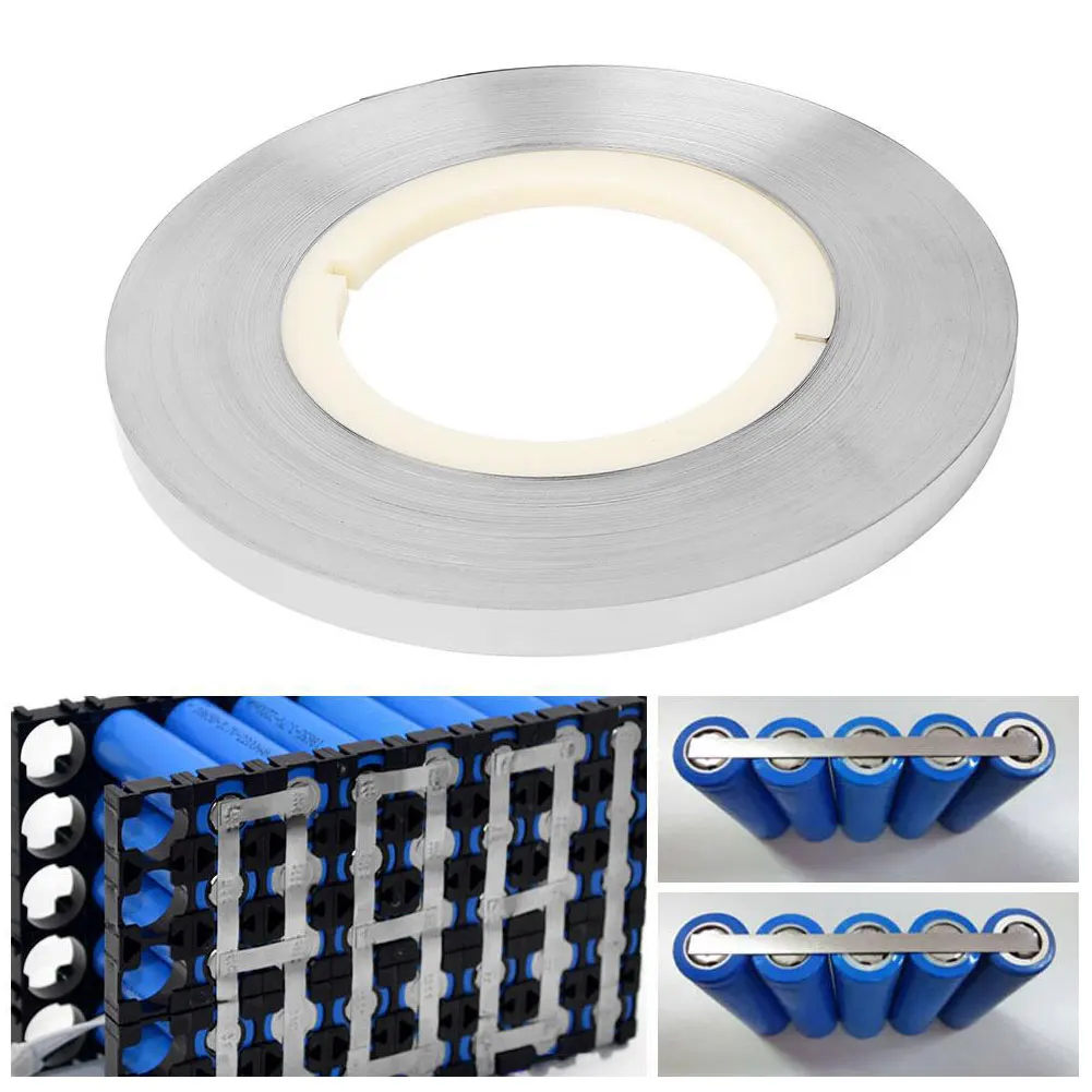 

1kg 0.15 X 10MM Nickel Plated Steel Strap Strip Sheets For 18650 Battery Spot Welding Machine Welder Equipment Connecting Piece